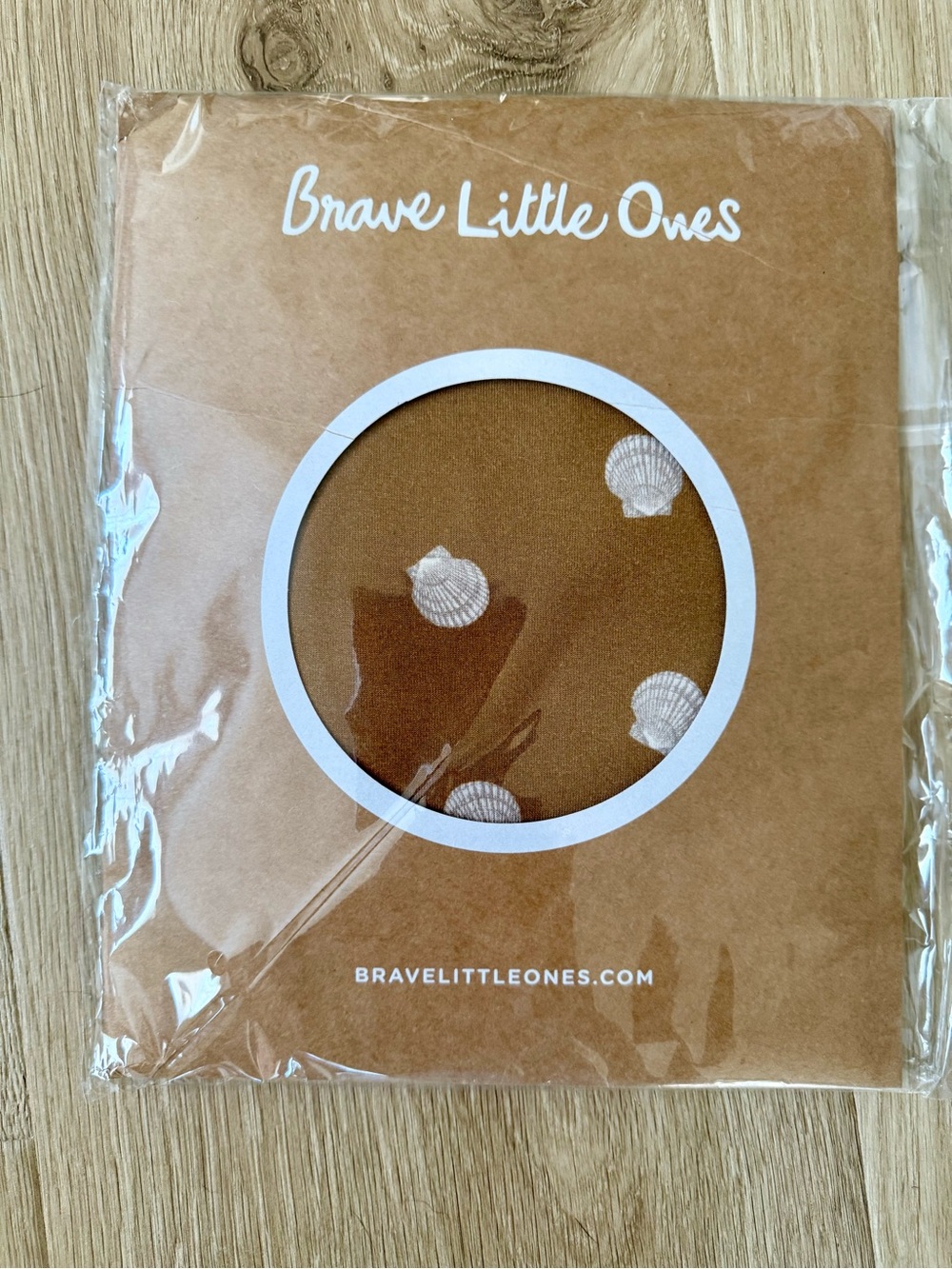 Brave Little Ones Brown Shell-Print Kids Pajama Set
